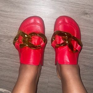 Gold Chain Mules